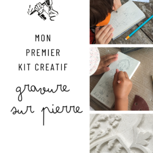 kit créatif ma plaque à graver en pierre