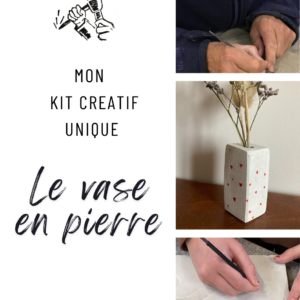 kit créatif vase en pierre
