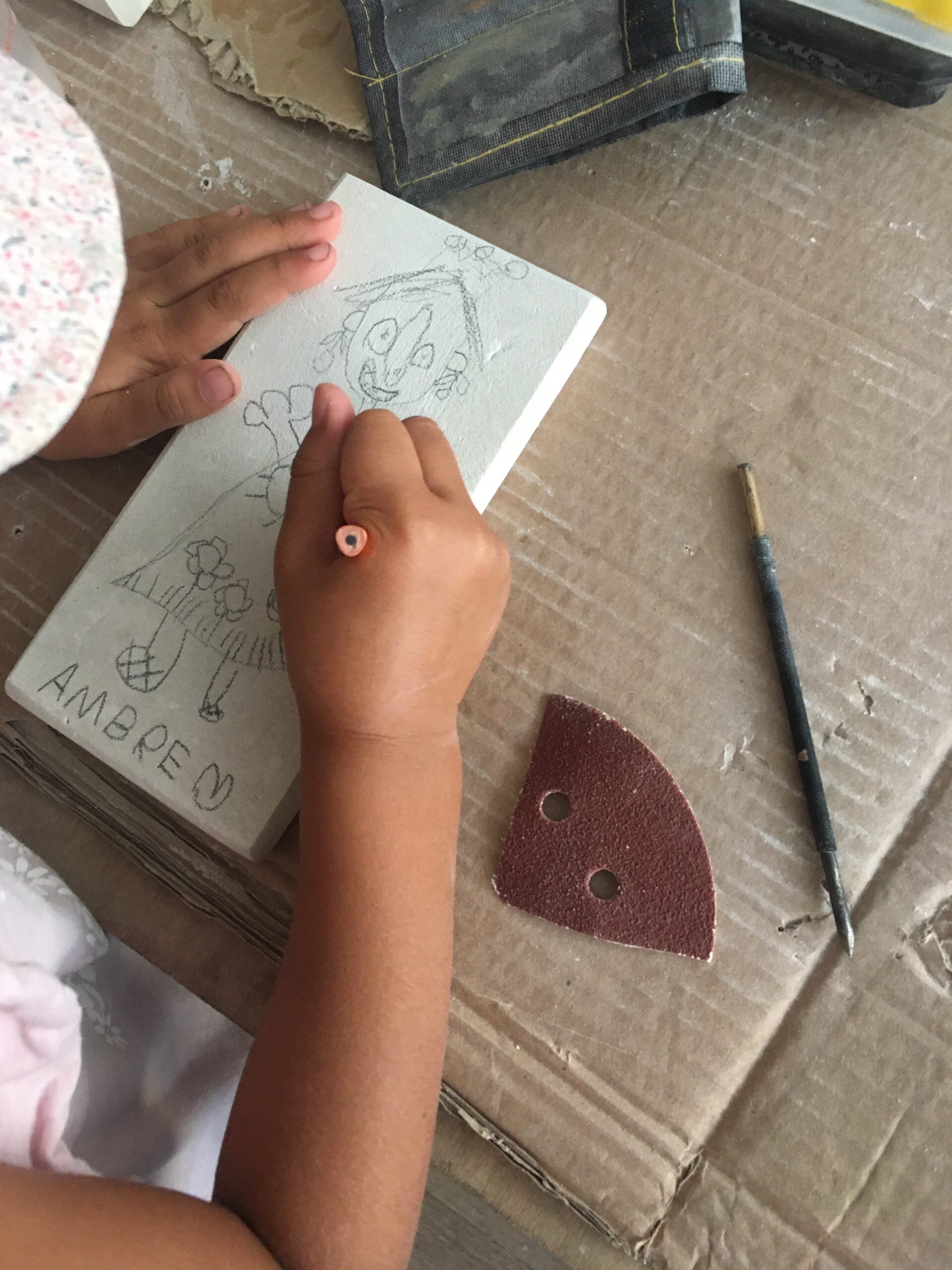 kit créatif ma plaque à graver en pierre – Image 2