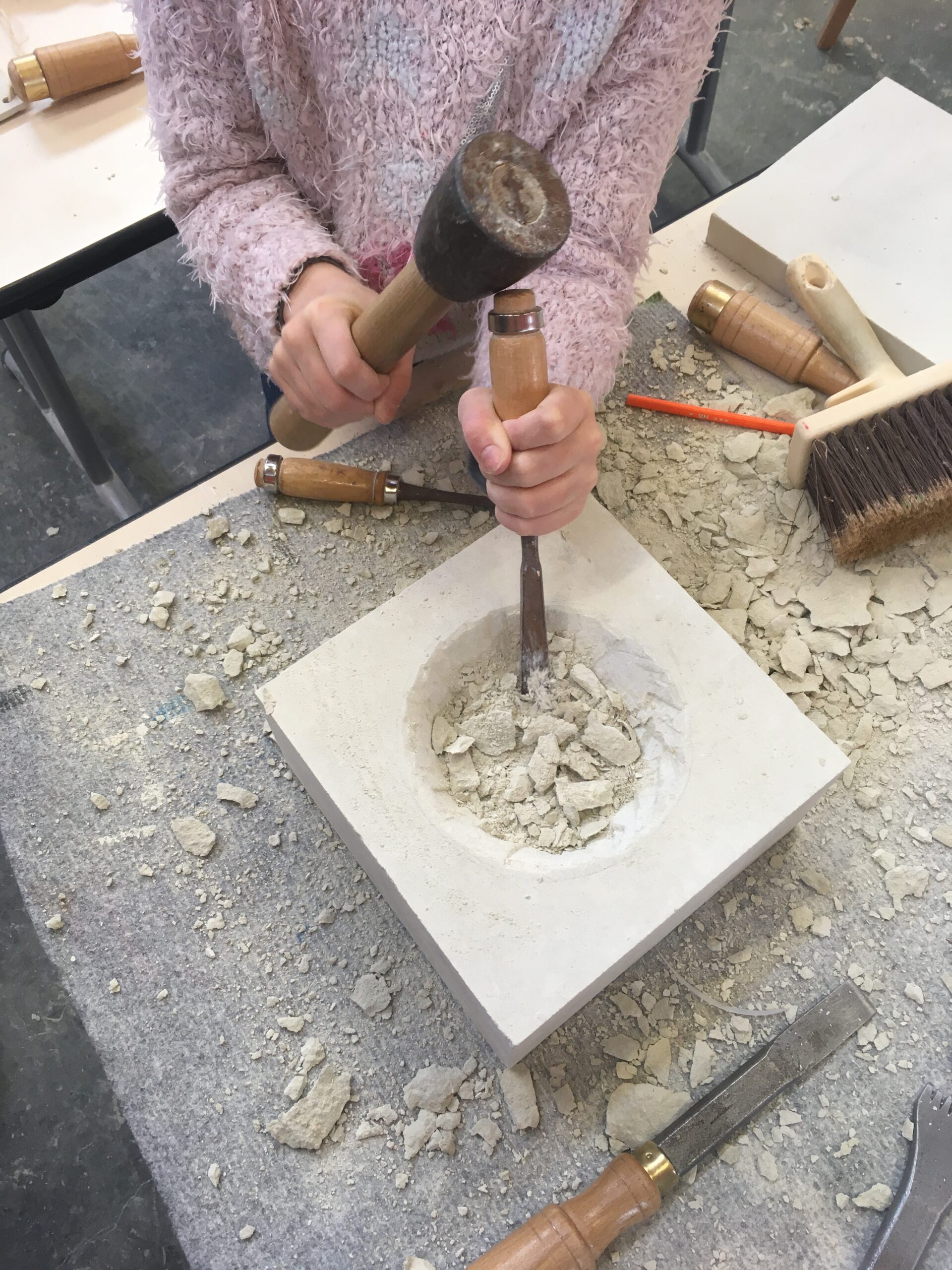 atelier taille de pierre en duo – Image 2